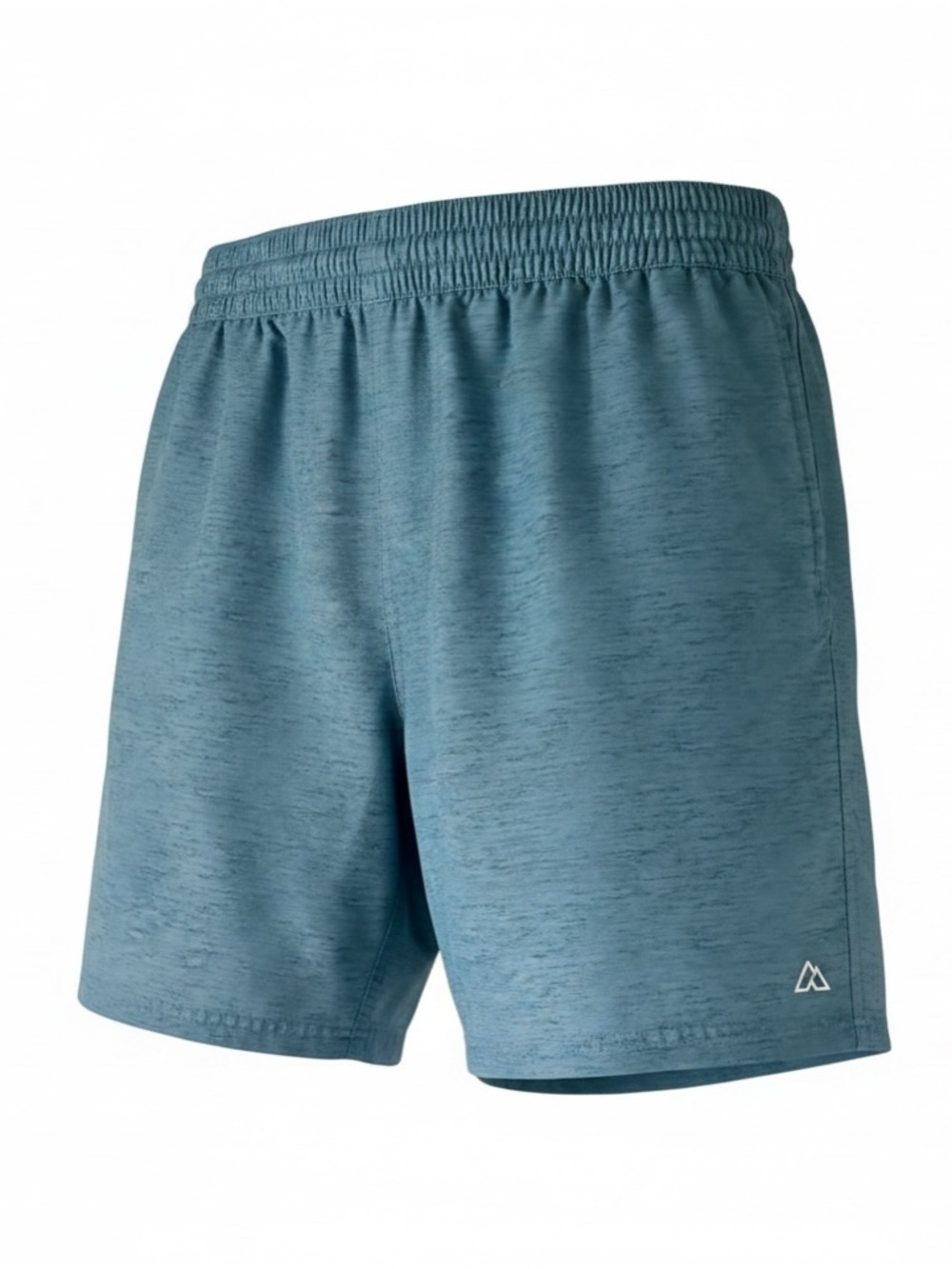 Alpine Design Men's Blue Athletic Shorts Polyester Spandex Elastic Waist Pockets